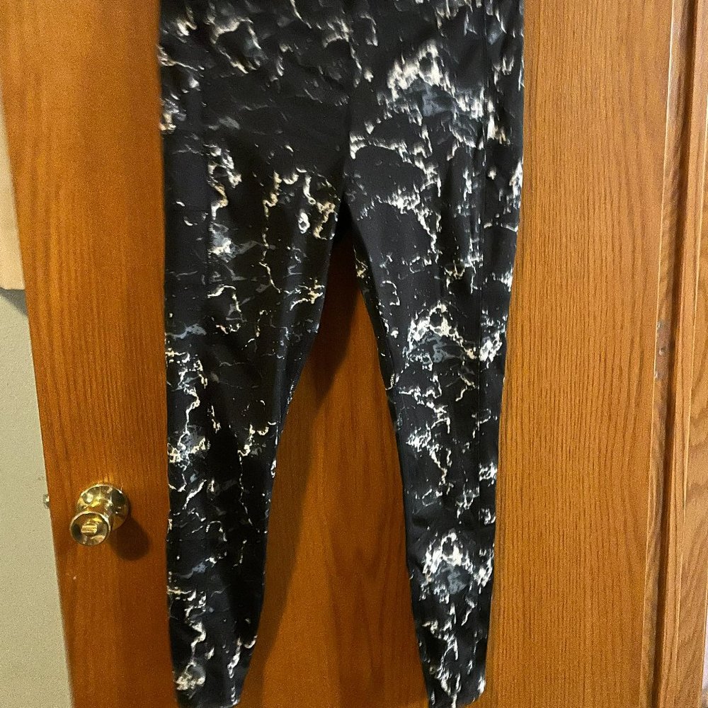 Pop Fit, Size L, Black/Grey/White Leggings
